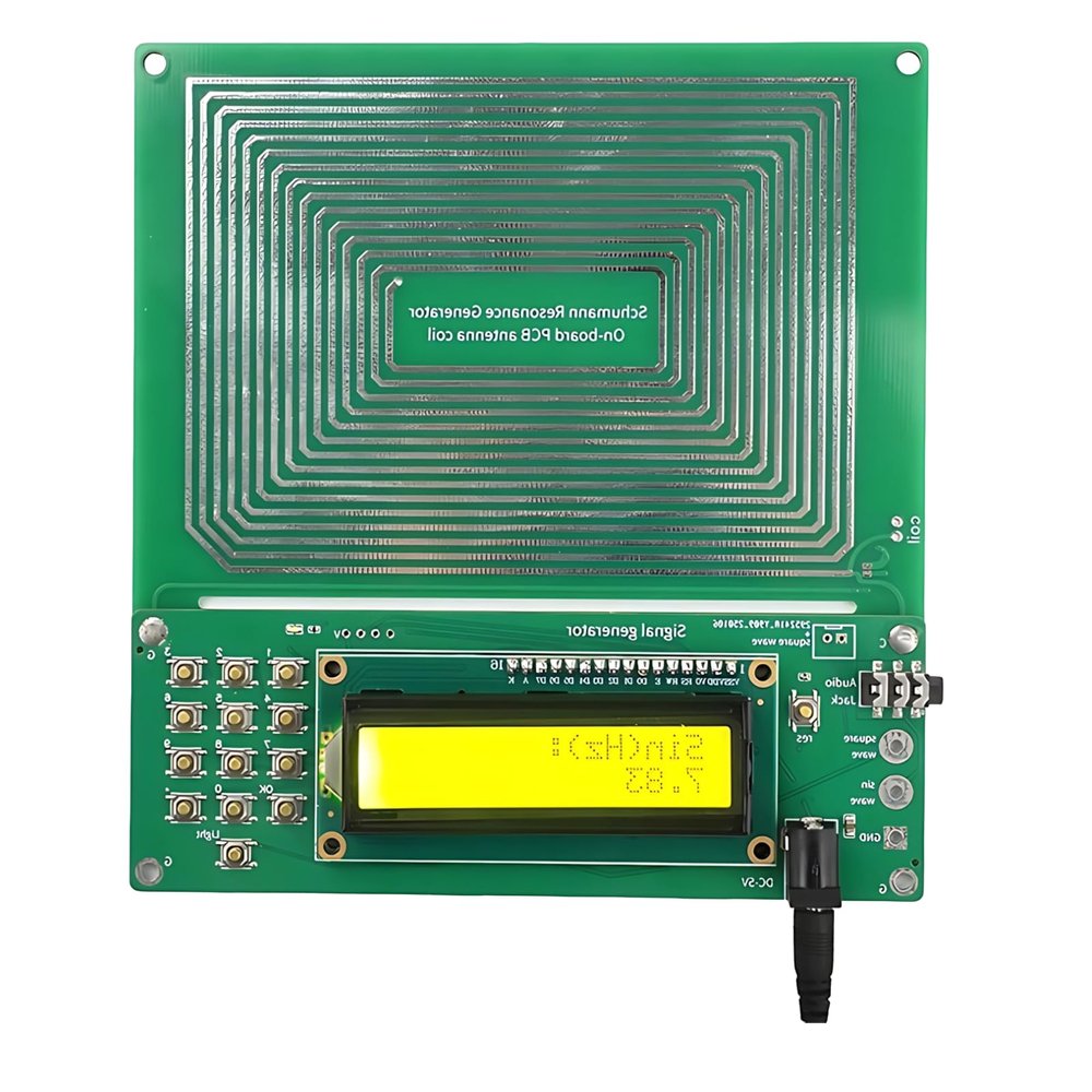 Machify Schumann Wave Generator, 0.01–100,000 Hz, Pure Sine Wave, LCD Display