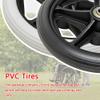 MRVAKDYDI Replacement Front Wheels for Wheelchairs, 2-Pack, 6-Inch, Gray view 4