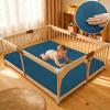 Atemrdsye Baby Play Mat 200 x 240 cm, Sky Blue, 2.5 cm Thick Memory Foam Crawling Rug view 3