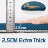 Atemrdsye Baby Play Mat 200 x 240 cm, Sky Blue, 2.5 cm Thick Memory Foam Crawling Rug view 4