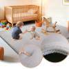 Atemrdsye Baby Play Mat 120 x 170 cm, Silver Gray, 2.5 cm Thick Memory Foam Crawling Rug view 2