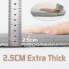 Atemrdsye Baby Play Mat 120 x 170 cm, Silver Gray, 2.5 cm Thick Memory Foam Crawling Rug view 4