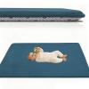 Atemrdsye Baby Play Mat 60 x 110 cm Sky Blue, 2.5 cm Thick Memory Foam Crawling Rug view 1