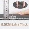 Atemrdsye Baby Play Mat 40 x 120 cm Dark Gray, 2.5 cm Thick Memory Foam Crawling Mat view 4