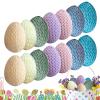 Crocheted Easter Eggs, 14-Piece Spring Basket Filler Set view 1