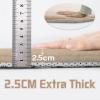 Atemrdsye Baby Play Mat, 63 x 79 in, Light Brown, 1 in Thick Memory Foam Crawling Rug view 4