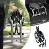 Lightweight Foldable Self-Propelled Wheelchair, Aluminum Frame, 100 kg Capacity, 42 cm Seat Width view 4