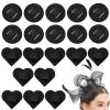 20 Handmade Felt Hair Tie Pads view 1