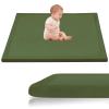 Stqyeiw 3 cm Thick Baby Play Mat, Army Green, 150 x 220 cm view 1