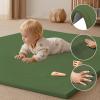 Stqyeiw 3 cm Thick Baby Play Mat, Army Green, 150 x 220 cm view 2