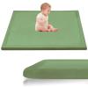 Stqyeiw 3 cm Thick Baby Play Mat, Grass Green, 100 x 200 cm view 1