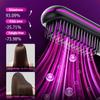 Go Brush Pro Cordless Hair Straightening Brush, 2026 Anti-Scald Straightener, Portable Mini Heated Comb for Hair Styling, Rechargeable Heated Brush for Travel and Daily Use (Blue) view 3