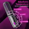 Go Brush Pro Cordless Hair Straightening Brush, 2026 Anti-Scald Straightener, Portable Mini Heated Comb for Hair Styling, Rechargeable Heated Brush for Travel and Daily Use (Blue) view 4