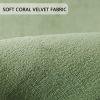 Baby Play Mat Rug, 3 cm, Green Coral Fleece, Non-Slip, 200 x 290 cm view 3