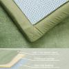 Baby Play Mat Rug, 3 cm, Green Coral Fleece, Non-Slip, 200 x 290 cm view 4
