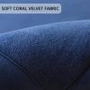 Baby Play Mat Rug, 3 cm, Blue Coral Velvet, Non-Slip, 130 x 250 cm view 3