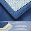 Baby Play Mat Rug, 3 cm, Blue Coral Velvet, Non-Slip, 130 x 250 cm view 4