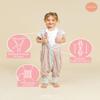 molis&co Baby Sleep Sack with Feet, 0.5 TOG - Summer Sleep Sack for Boys - Baby Sleep Sack with Legs - 100% Cotton (OEKO-TEX Standard 100), Premium Quality - Summer Bloom (117 cm) view 3