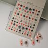 Ruispeed 5D Black and Red Playing Card Nail Art Stickers view 2