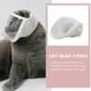 HOMSFOU Transparent Cat Muzzle with Bite Protection view 4
