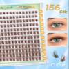 Obeyalash Brown Lash Extension Set, Lash Clusters YLB09 view 2