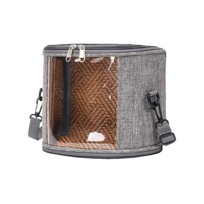Portable Pet Carrier Bag with Breathable Mesh and Transparent Window