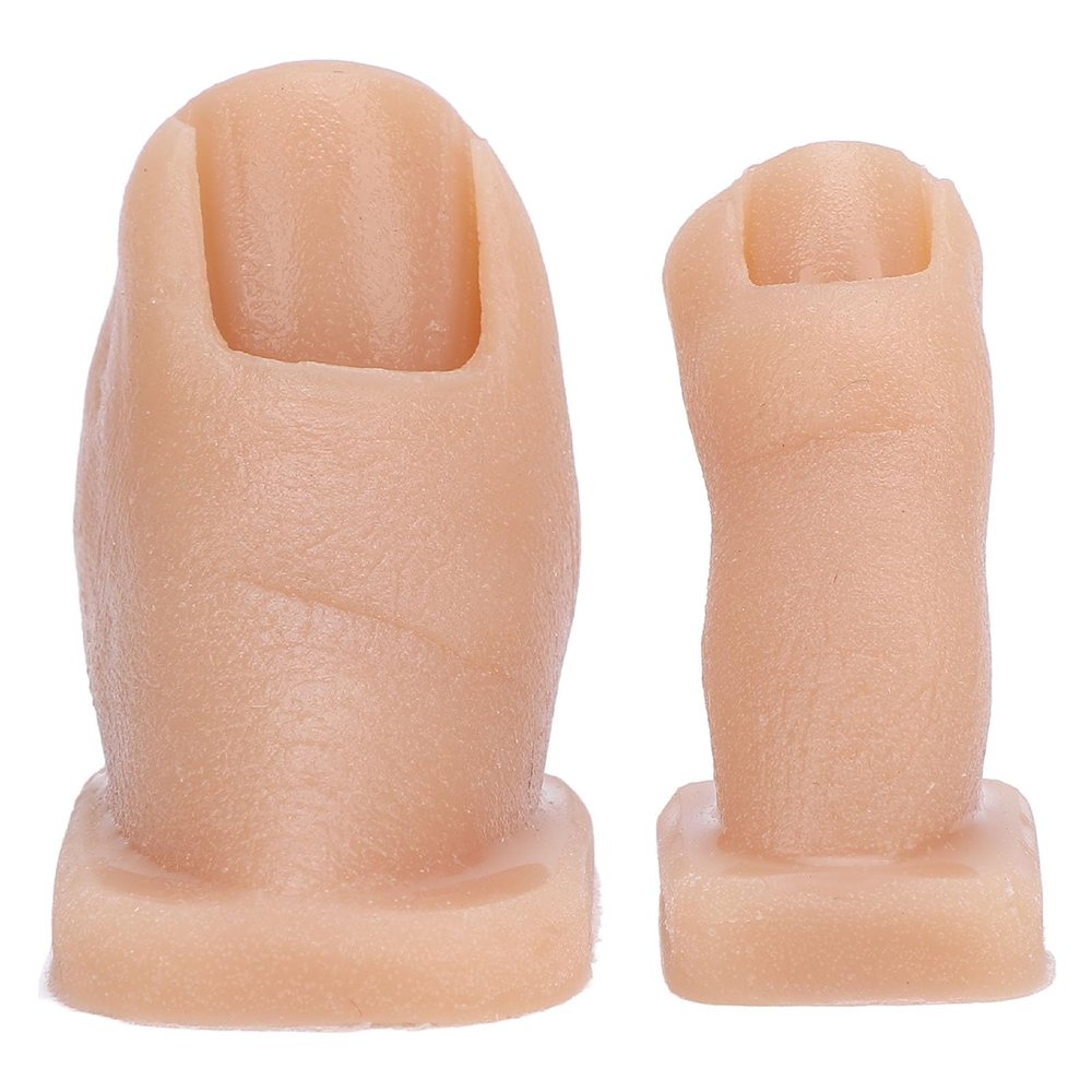 Yechiry Silicone Nail Art Practice Toes, Type 2