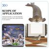 HOMSFOU Realistic Seal Statue for Aquarium Decor view 3