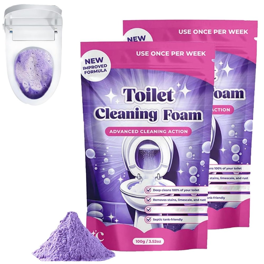 2 Pack Fizzclean Toilet Cleaner, Extreme Strength
