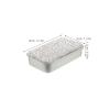 VALICLUD Rhinestone Toothpick Holder with Sliding Lid, Compact Metal Floss Case view 2