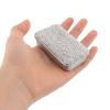VALICLUD Rhinestone Toothpick Holder with Sliding Lid, Compact Metal Floss Case view 4