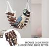 Parrot Hanging Bridge Climbing and Chew Toy, Wooden, 1 pc. view 3