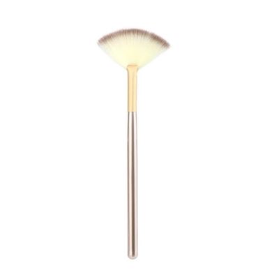 SROUPSUTKK 5-Piece Fan Brush Set, Soft Facial Makeup Brushes, Cosmetic Applicators with Wooden Handles and Fiber Bristles for Peel-Off Mask Makeup Tools (A1)