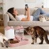 Automatic Cat Feeder & Water Dispenser with Spill-Proof Bowl view 2