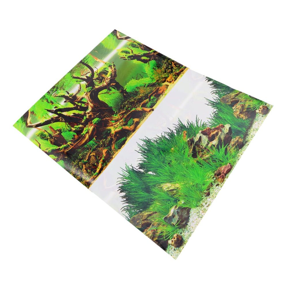 VICASKY Double-Sided Aquarium Background Sticker 30x42cm