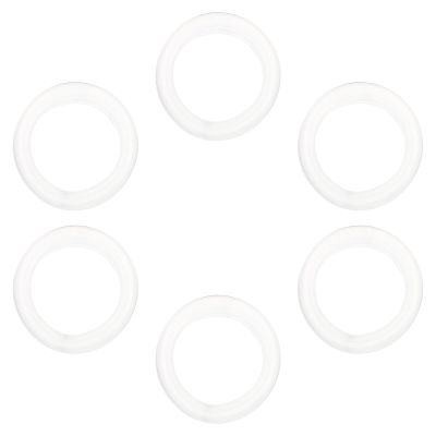Hohopeti 6-Piece Non-Slip Silicone Scissor Finger Rings