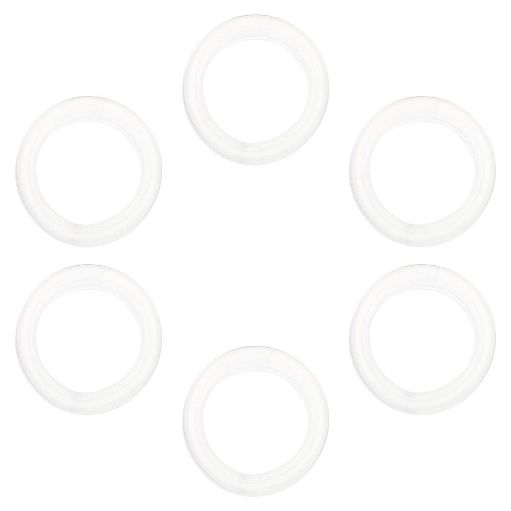 Hohopeti 6-Piece Non-Slip Silicone Scissor Finger Rings
