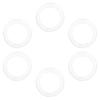 Hohopeti 6-Piece Non-Slip Silicone Scissor Finger Rings view 1