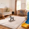 RxueSug Foldable Baby Crawling Mat, 180 x 200 cm, 3 cm Thick, Black view 2