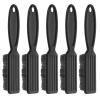 Beard Brush with Long Handle, 5-Pack, Plastic, Black view 1