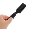 Beard Brush with Long Handle, 5-Pack, Plastic, Black view 4