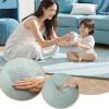RxueSug Foldable Baby Crawling Mat, 2 cm Thick, 180 x 200 cm, Nonslip Foam Play Mat, Army Green view 3