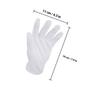 ERINGOGO Washable Cotton Gloves, Elastic Jewelry Inspection Gloves, Breathable Skin-Friendly Hand Care Gloves, 16 Pairs view 2