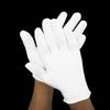 ERINGOGO Washable Cotton Gloves, Elastic Jewelry Inspection Gloves, Breathable Skin-Friendly Hand Care Gloves, 16 Pairs view 4