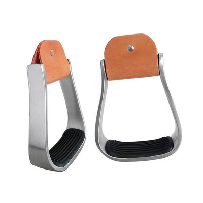 Professional Riding Stirrups with Non-Slip Rubber Foot Mats