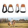 Professional Riding Stirrups with Non-Slip Rubber Foot Mats view 2