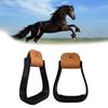 Professional Riding Stirrups with Non-Slip Rubber Foot Mats view 4