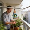 EUBEISAQI Bird Nest - Plush Sleep House for Parakeets view 2