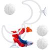 Betta Fish Toy Set | 2 Pieces | Interactive Training Ring view 1