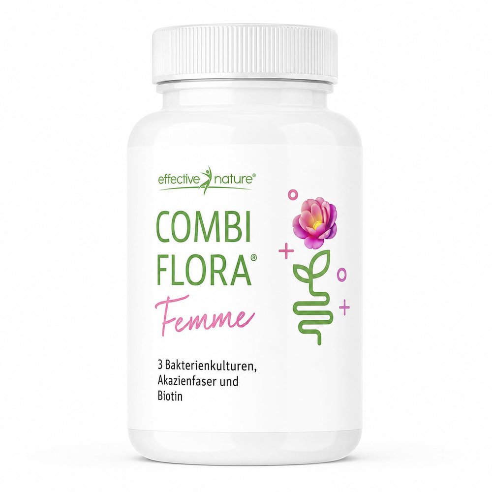 Effective Nature Combi Flora Femme, Lactic Acid Bacteria for Women, Vegan